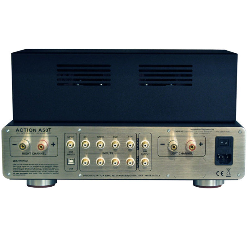 Synthesis Action A50Taurus Integrated Stereo Tube Amplifier 50w/ch | Display Unit