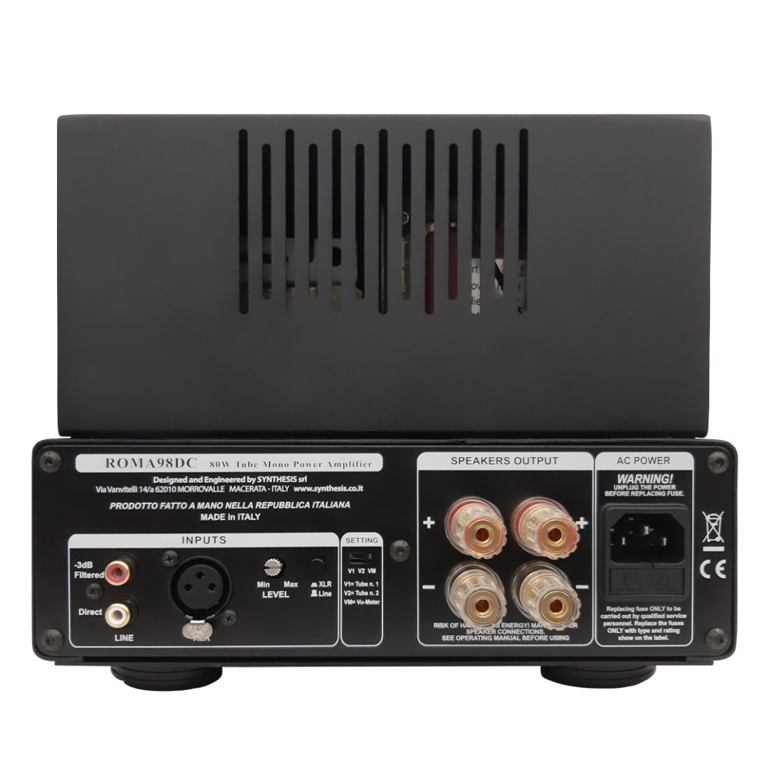 Synthesis Roma 98DC Mono Tube Amplifier 80W (Each) | Display Unit