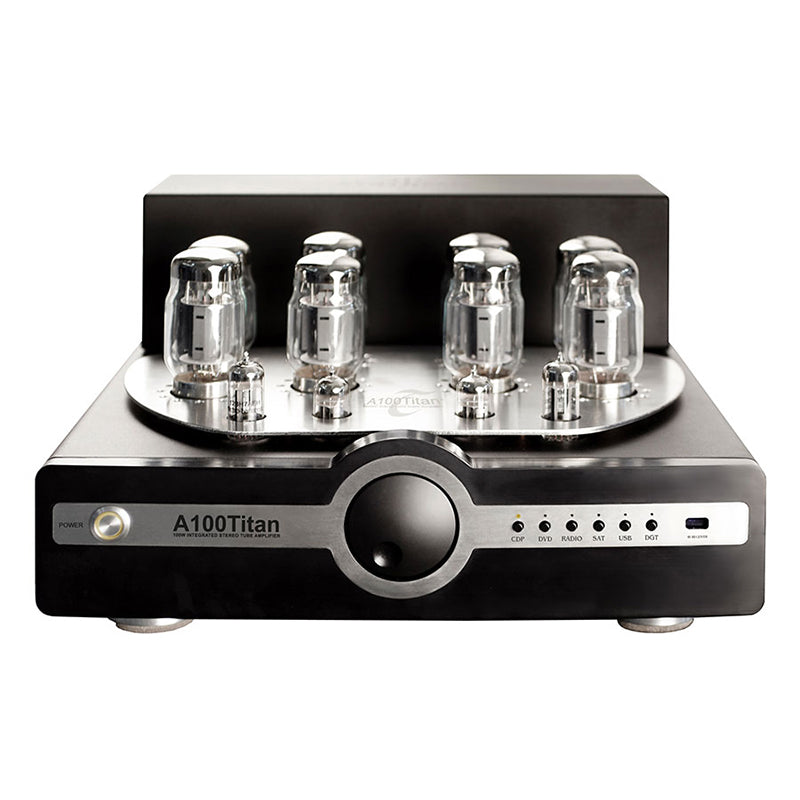 Synthesis Action A100 Titan Integrated Stereo Tube Amplifier 100w/ch (Each)| Display Unit