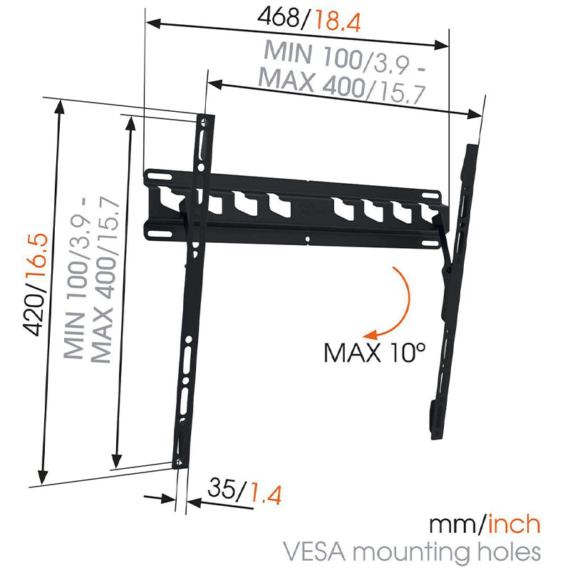 Vogels MA 3010 (A1) Tilting TV Wall Mount