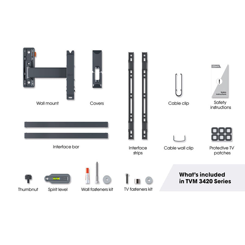 Vogels TVM 3425 Full-Motion TV Wall Mount - 32 to 65"  (Each)