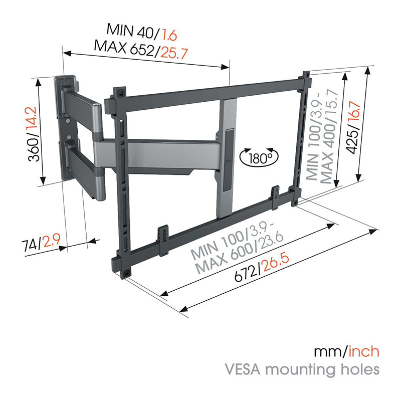 Vogels TVM 5645 Full-Motion TV Wall Mount (Each)