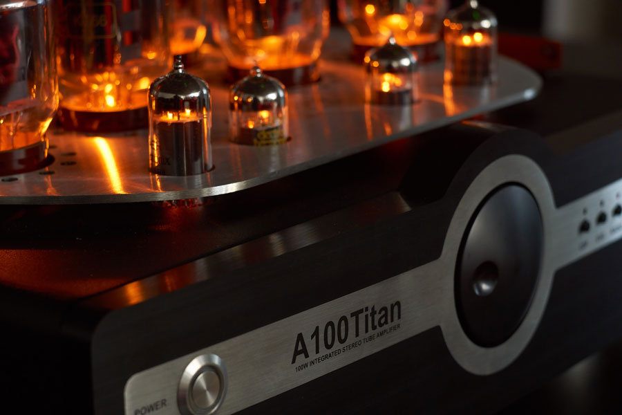Synthesis Action A100 Titan Integrated Stereo Tube Amplifier 100w/ch (Each)| Display Unit