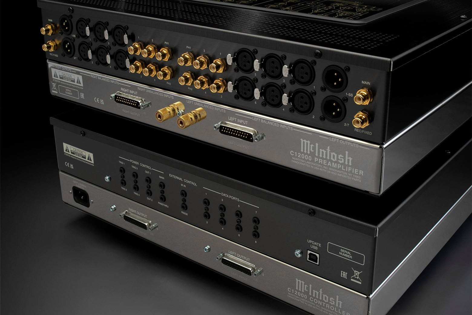 McIntosh C12000 - 2-Channel Solid State and Vacuum Tube Preamplifier