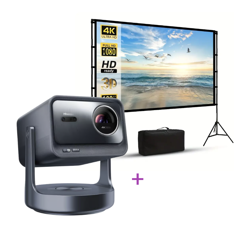 Hisense C2 Ultra 65”-300” Trichroma 4K Laser Mini Projector (Each) + Free 150" Projector Screen