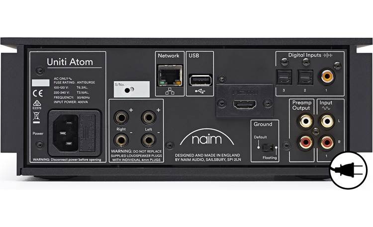 Naim Uniti Atom - All-in-One Wireless Music Player | Display Unit
