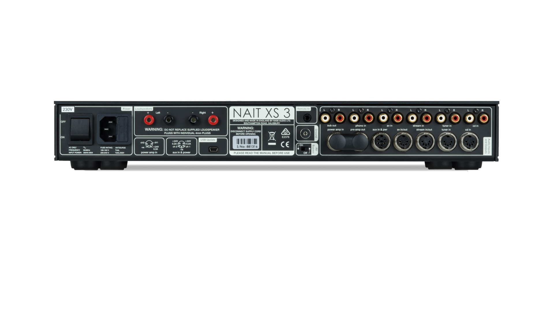Naim Nait XS 3 Integrated Amplifier