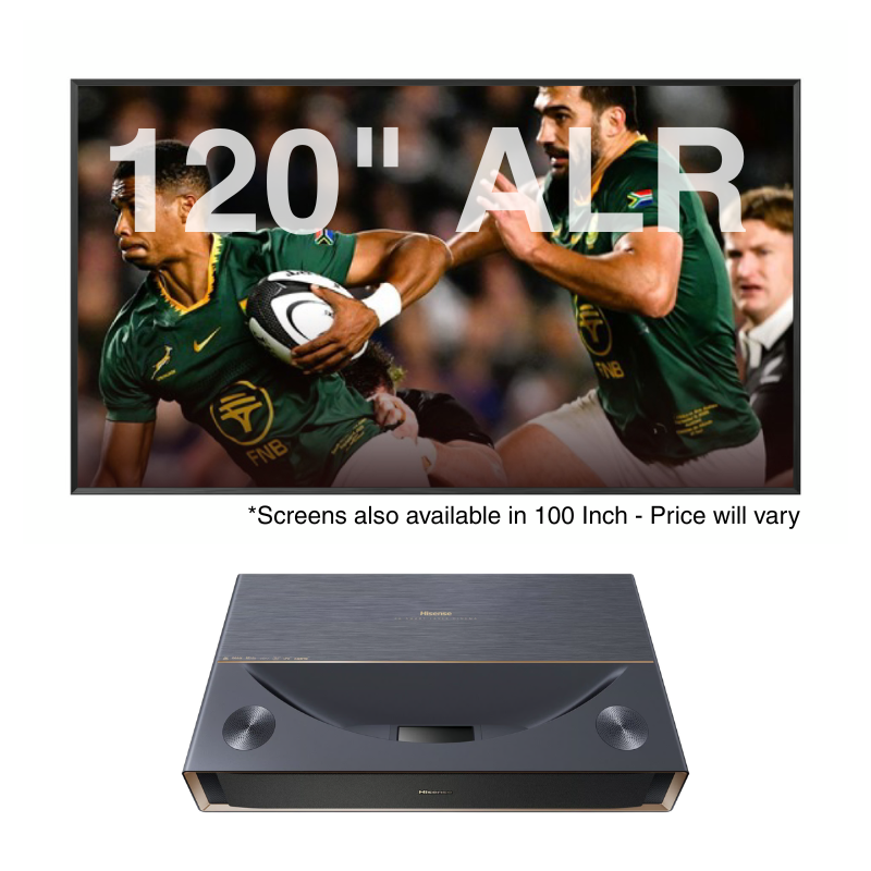 Hisense PT1 Laser Projector + 120 inch ALR Screen Bundle