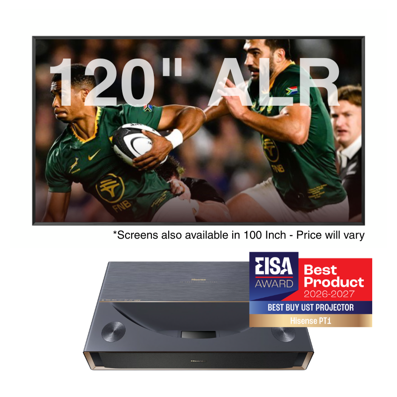 Hisense PT1 Laser Projector + 120 inch ALR Screen Bundle