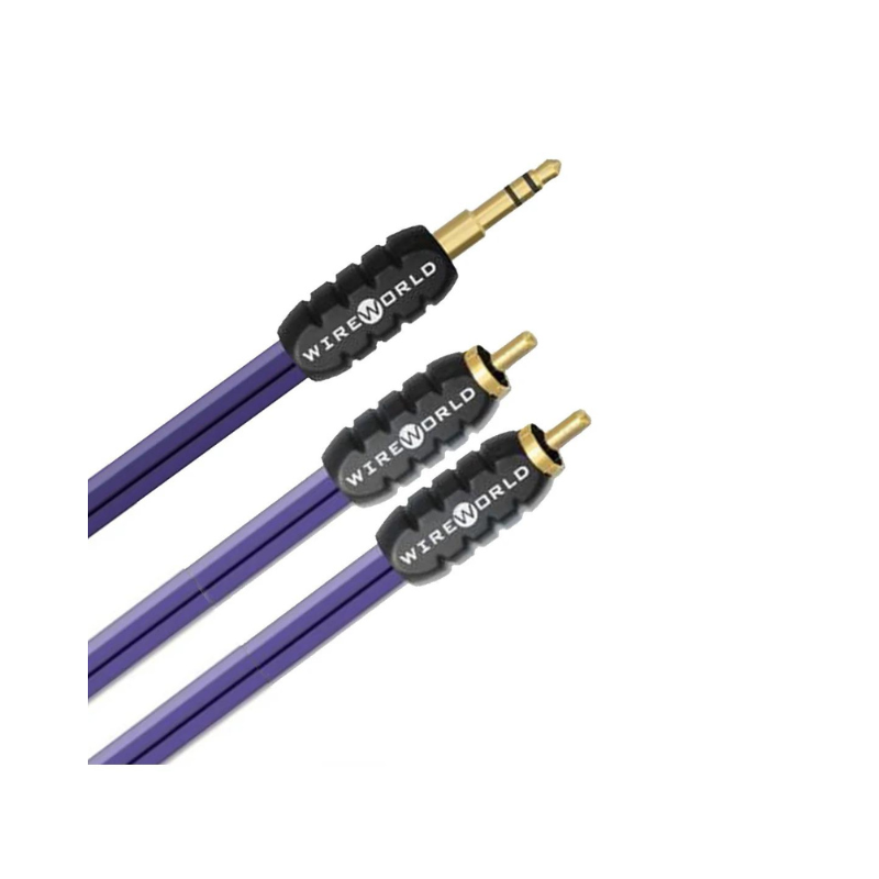 Wireworld Pulse Mini-Jack  - 3.5mm to 2 RCA (Each)