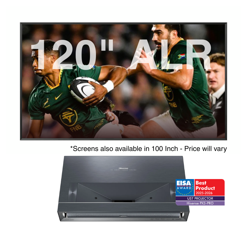 Hisense PX3-PRO Laser Projector + 120" ALR Screen Bundle