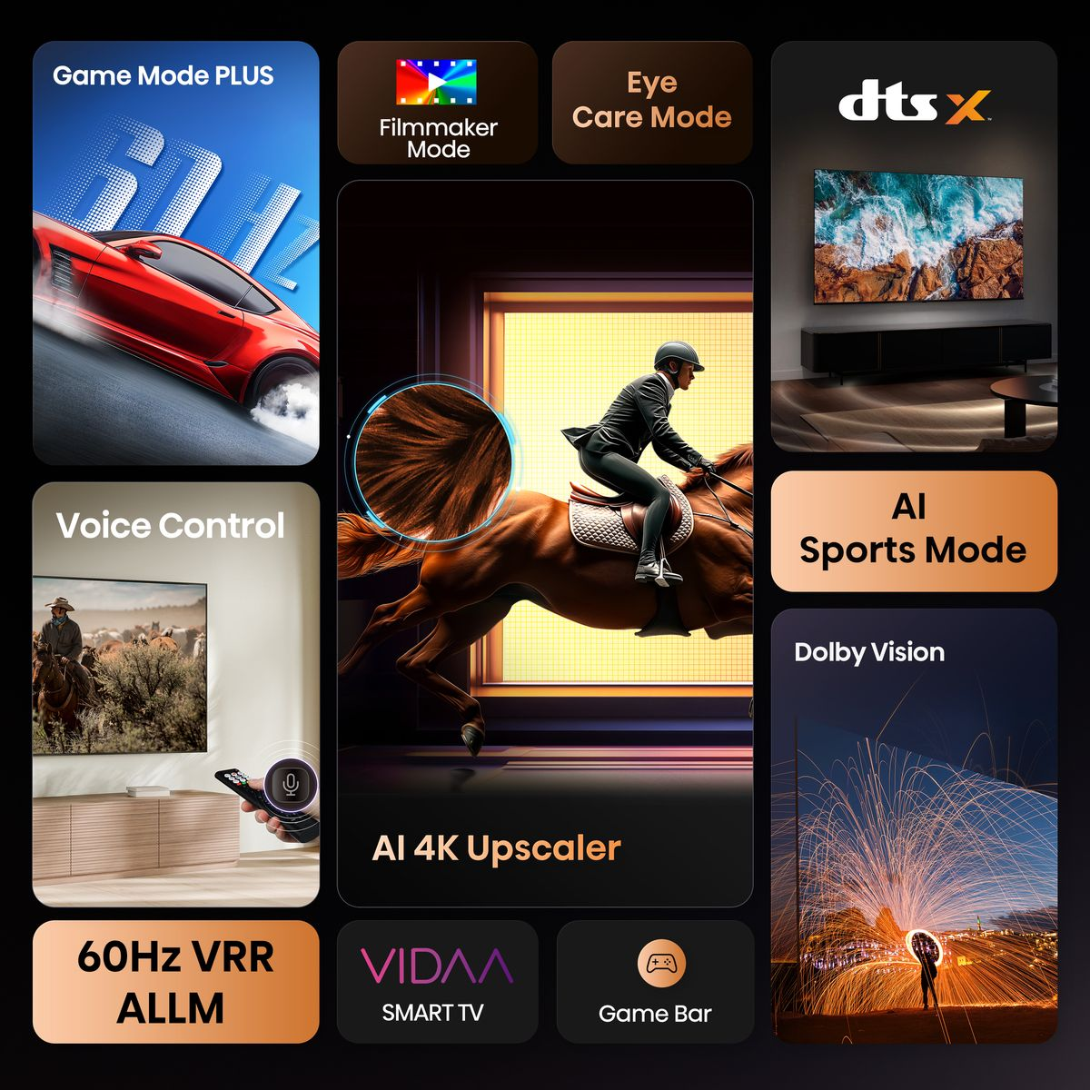 Hisense 75A6Q 75 Inch 4K UHD Smart TV with HDR & Dolby Digital (Each)