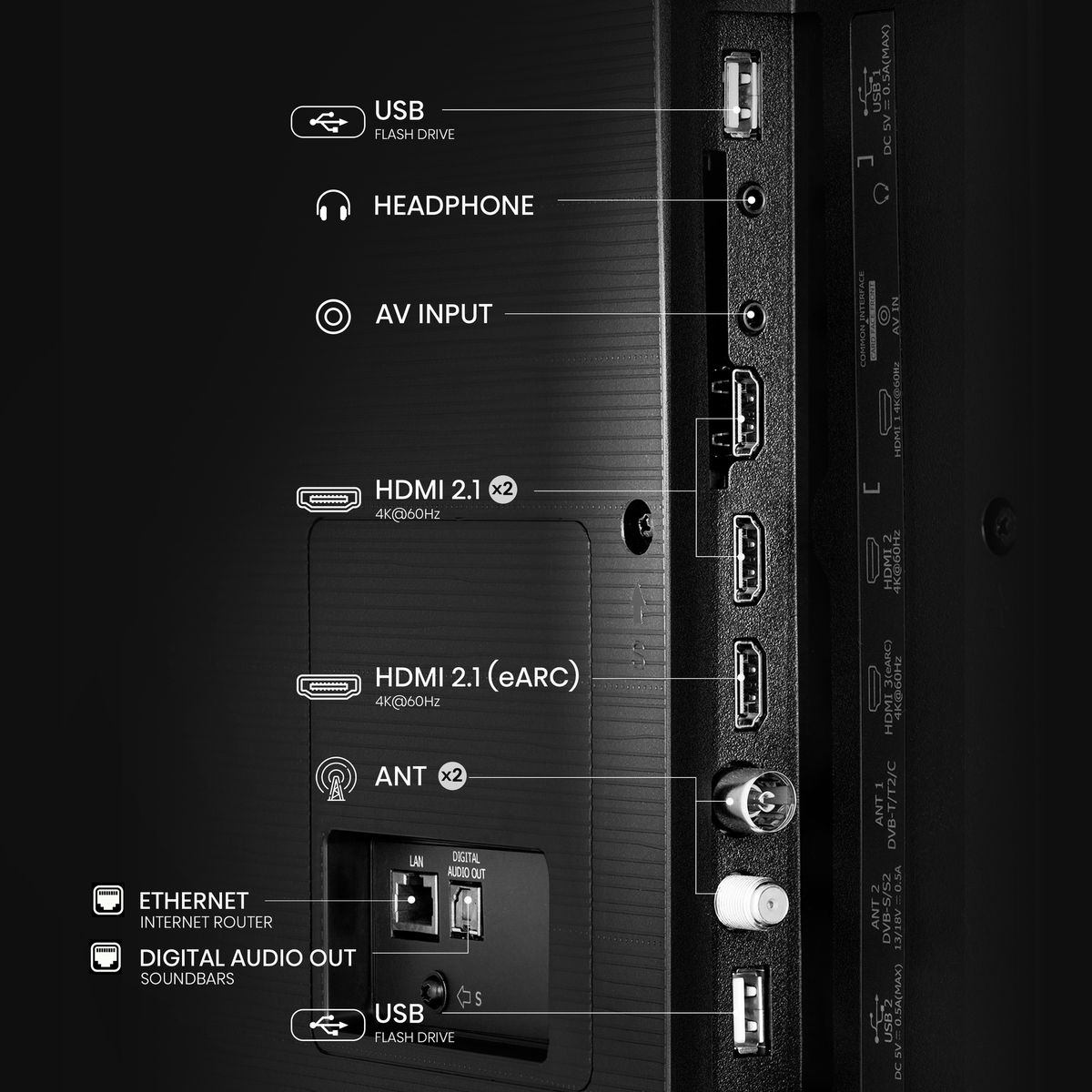 Hisense 75A6Q 75 Inch 4K UHD Smart TV with HDR & Dolby Digital (Each)