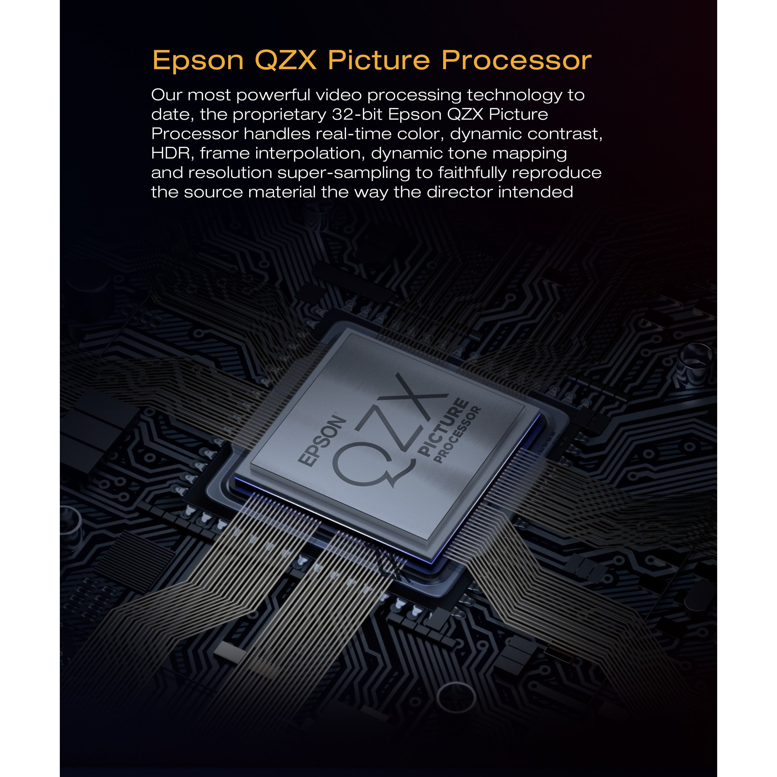 Epson QB1000 4K HDR 3,300 Lumen 3LCD Laser Projector (Each)